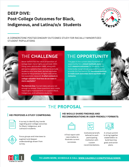 Cornerstone Outcomes Study for Racially Minoritized Students